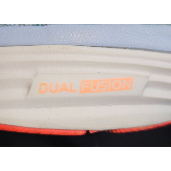 Nike Dual Fusion Womens Training Shoes Sz 9 Gray Coral Orange Athletic Sneakers - Picture 6 of 14